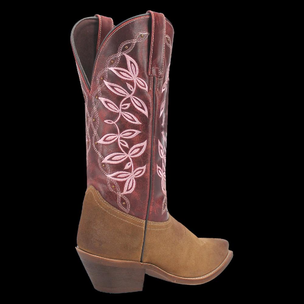 Laredo Honey/Red Kama Women's Leather Boots 20005