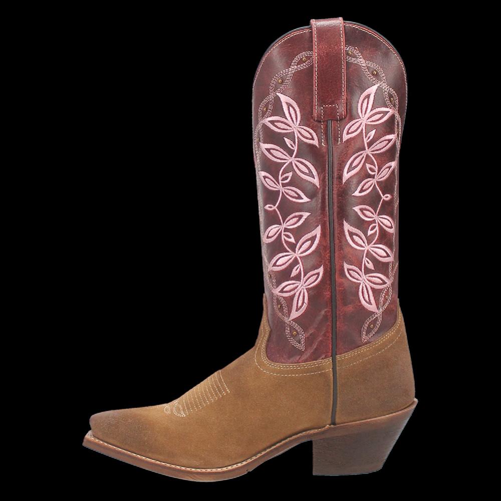 Laredo Honey/Red Kama Women's Leather Boots 20005