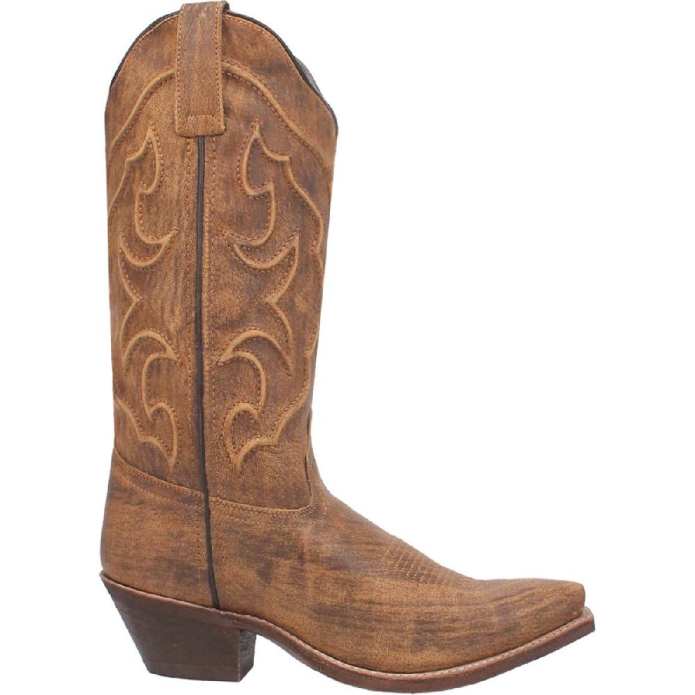 Laredo Honey Reva 12 Inch Women's Leather Snip Toe Western Boots 54267