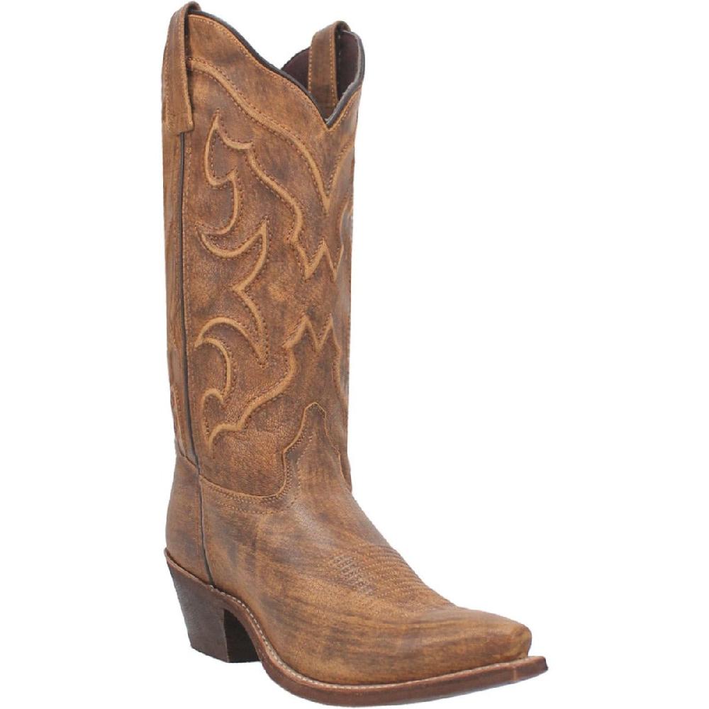 Laredo Honey Reva 12 inch Women's Leather Snip Toe Western Boots 54267