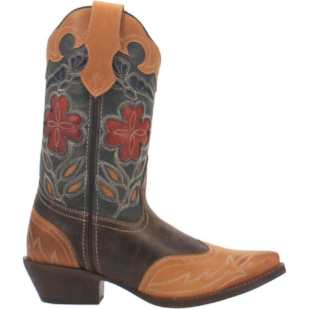 Laredo Janis Multi Colored Snip Toe Ladies Western Boot 52372