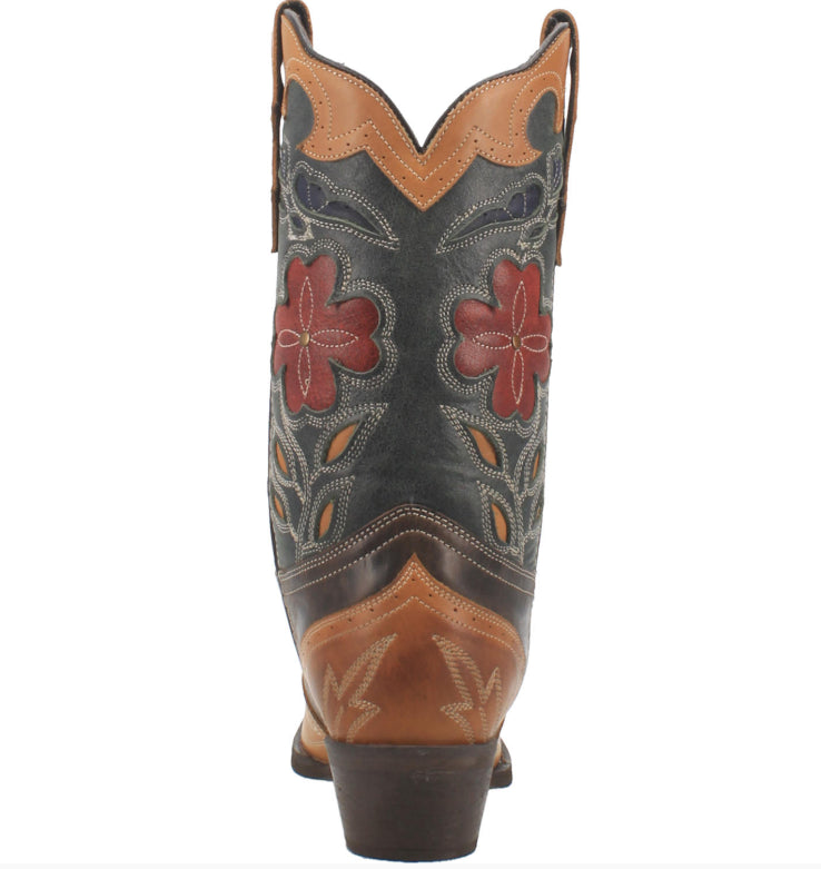 Laredo Janis Multi Colored Snip Toe Ladies Western Boot 52372
