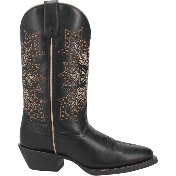 Laredo Journee Black Women's 11 Inch R Toe Western Boots 51190