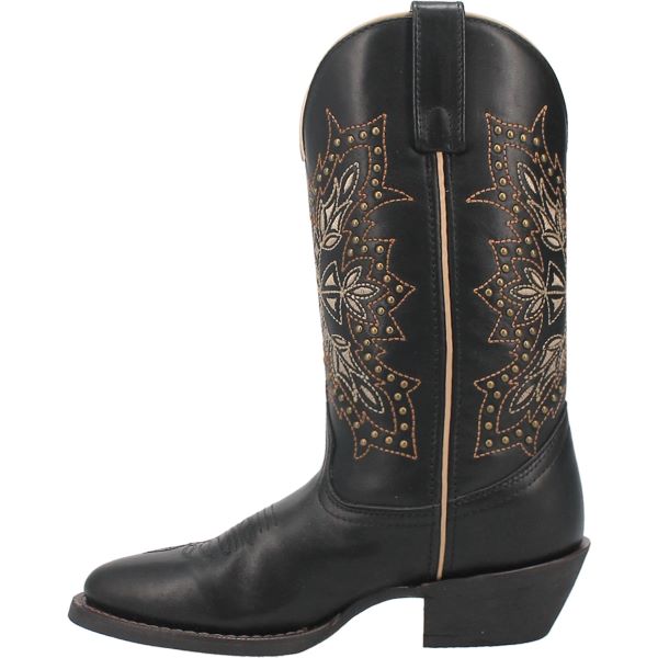 Laredo Journee Black Women's 11 Inch R Toe Western Boots 51190