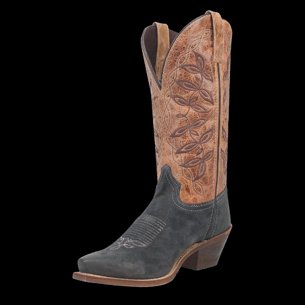 Laredo Navy/Tan Kama Womens's Leather Western Boots 20009