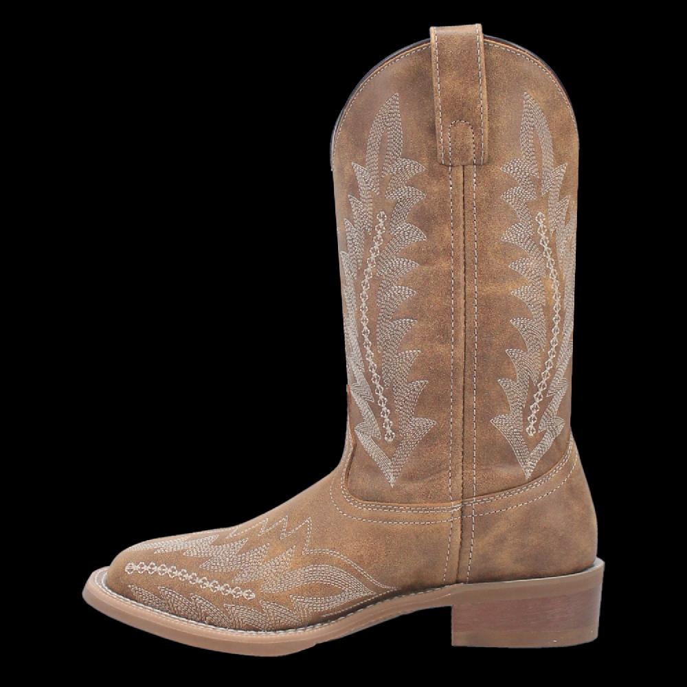 Laredo Off White/Tan Cheyenne Women's Leather Boots 5717