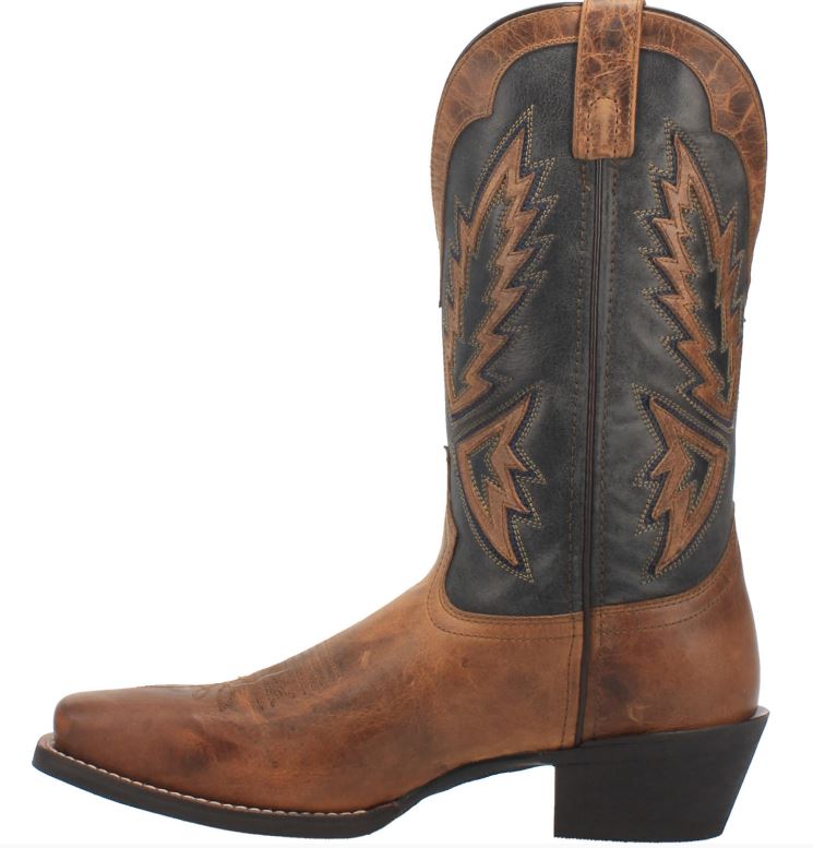 Laredo Tan And Dark Blue Seaver Mens Boots 68328