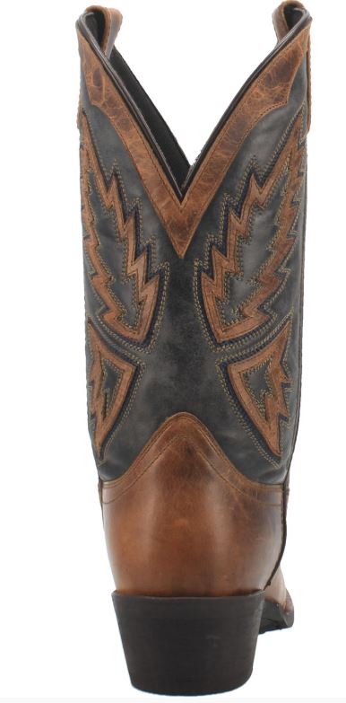 Laredo Tan And Dark Blue Seaver Mens Boots 68328