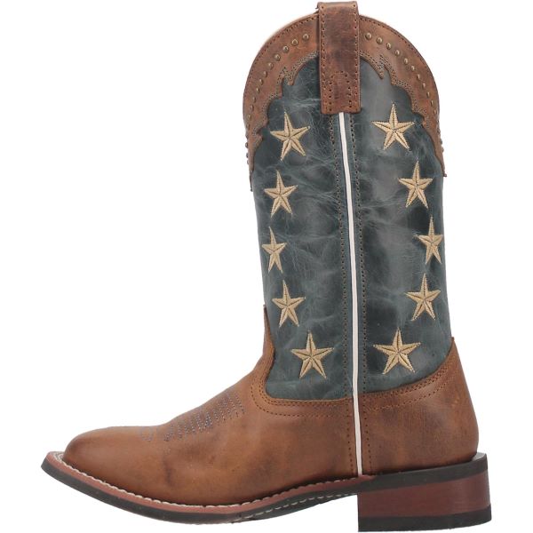 Laredo Tan/Blue Denim Early Star Women's Western Boots 5897