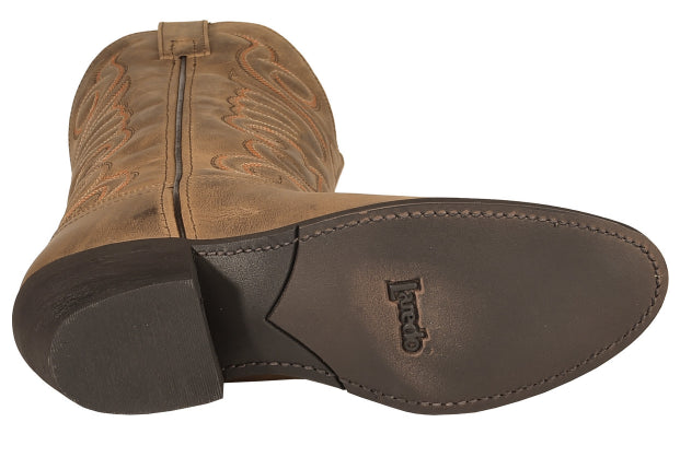 Laredo Tan Distressed Leather Bridget Womens Western Boots 51084