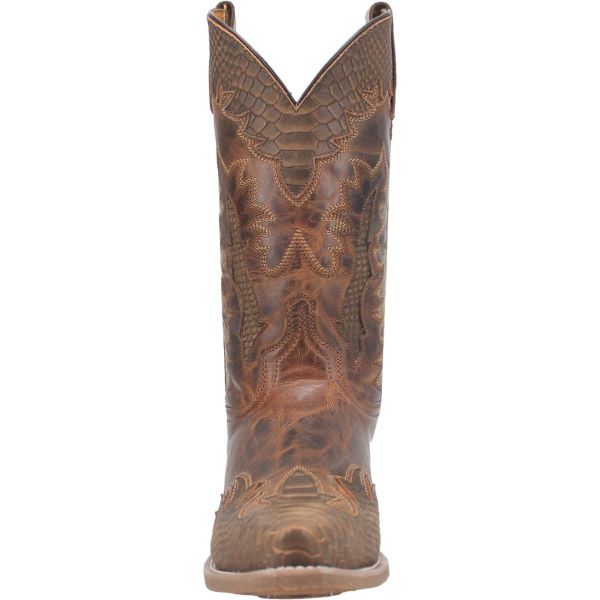 Laredo Tan Lexington Men's 12 Inch Snip Toe Western Boots 68548