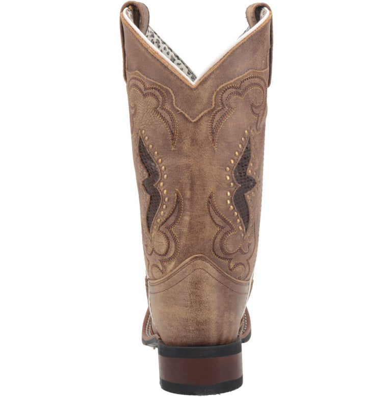 Laredo Tan Spellbound Square Toe Women's Western Boots 5661