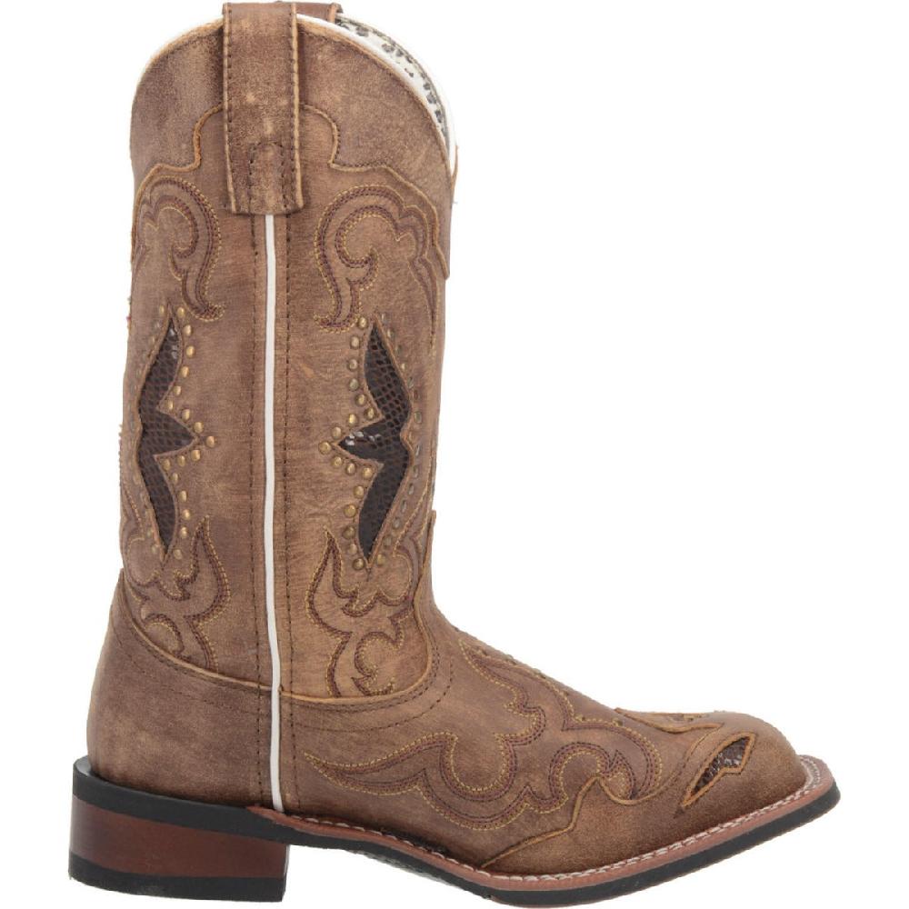 Laredo Tan Spellbound Square Toe Women's Western Boots 5661