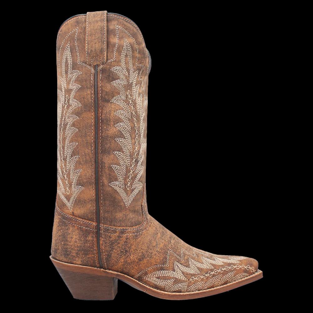Laredo Tan/Tan EmmyLee Women's Leather Boots 52189