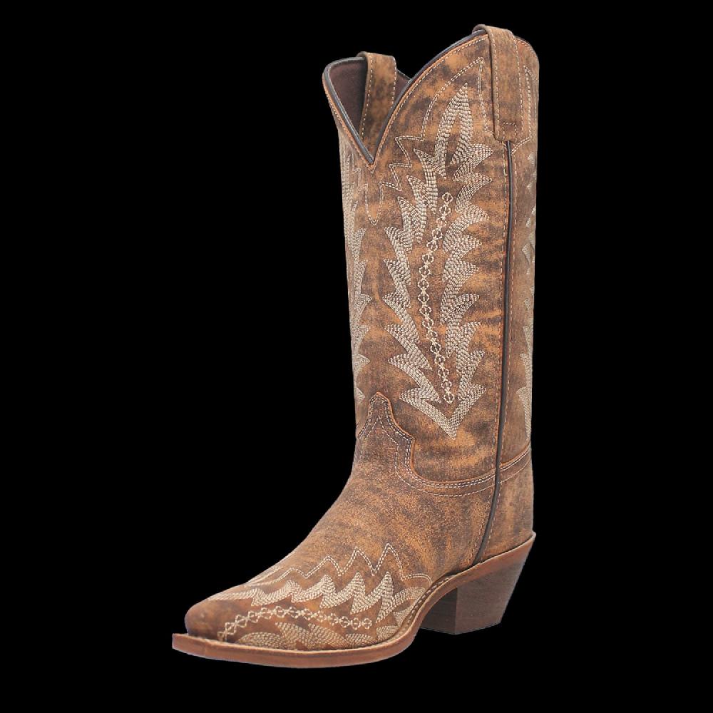 Laredo Tan/Tan EmmyLee Women's Leather Boots 52189