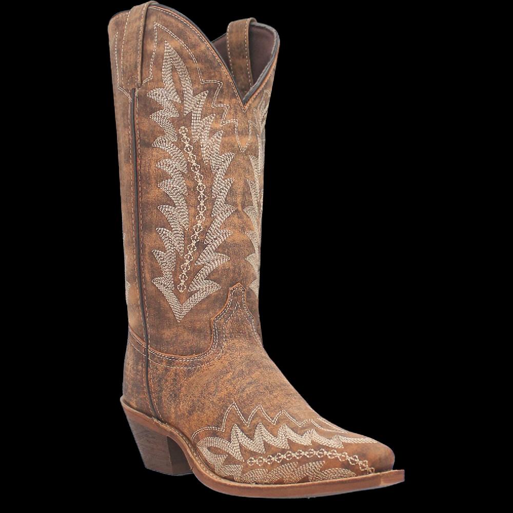 Laredo Tan/Tan EmmyLee Women's Leather Boots 52189