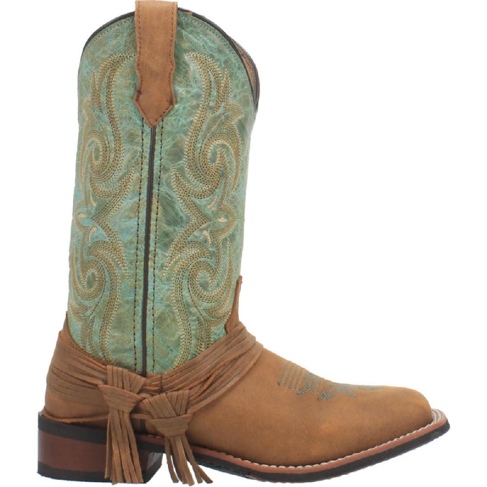 Laredo Tan With Turqouise Sadie Ladies' Boots 5847