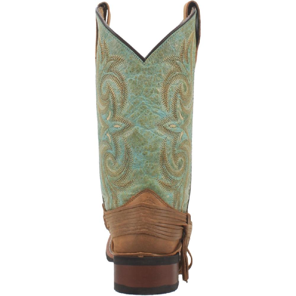 Laredo Tan With Turqouise Sadie Ladies' Boots 5847