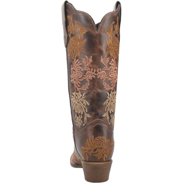Laredo Tobacco Sylvan Snip Toe 12 Inch Women's Western Boots 54271