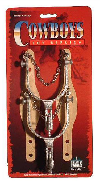 125-S Western Spurs -Toy Replica