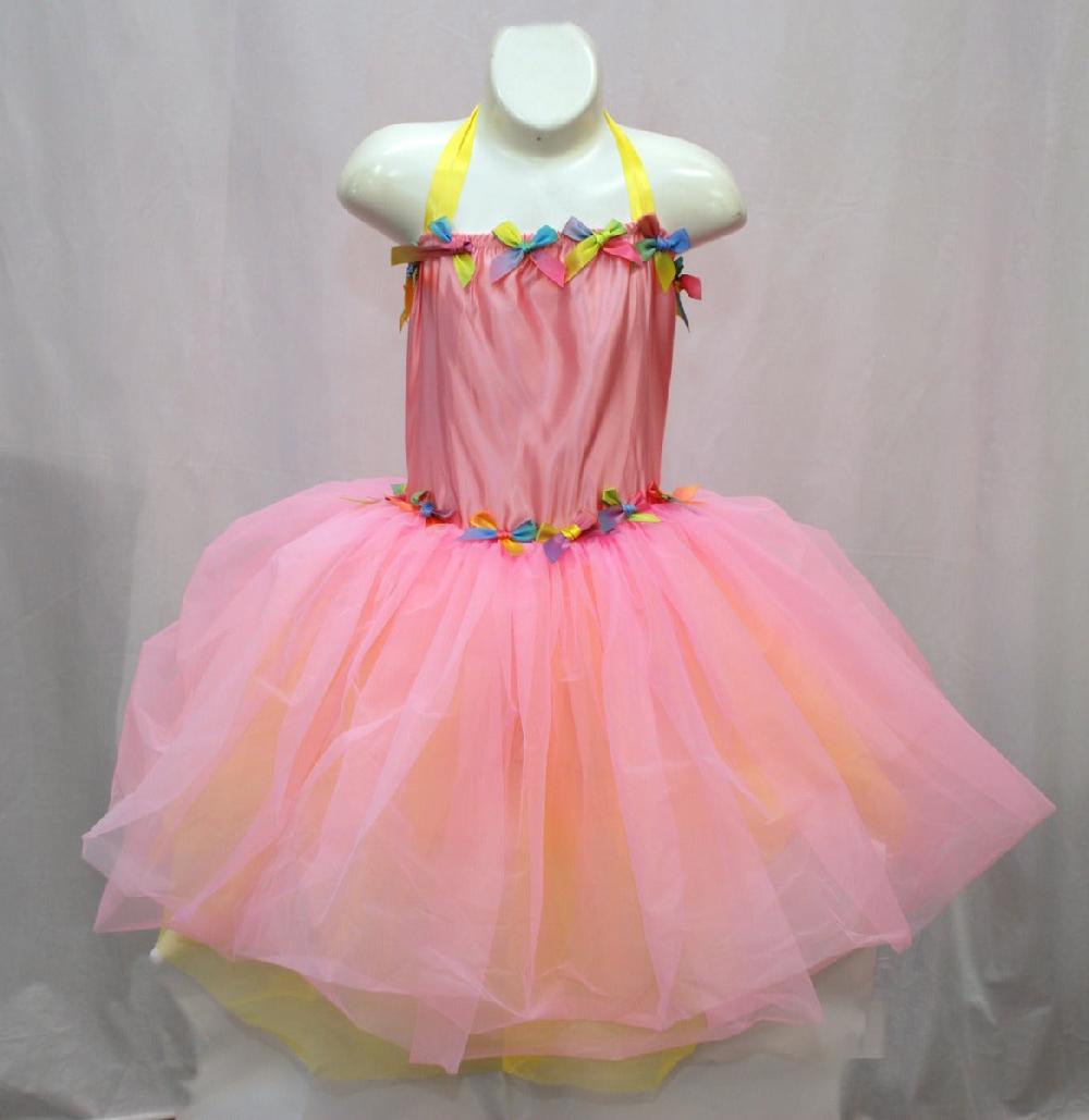 1306 Satin Front Dress Child Sizes Only