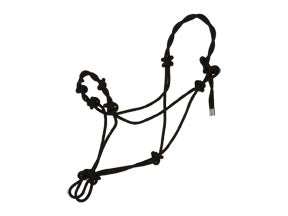 194056 Black Twisted Rope Halter