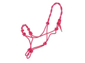 194056 Hot Pink Twisted Rope Halter