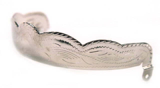 224HNROPE Nickel with Rope Edge Heel Guard