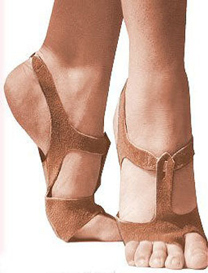 233 Suede Half Sole Sandasol Lyrical Shoes