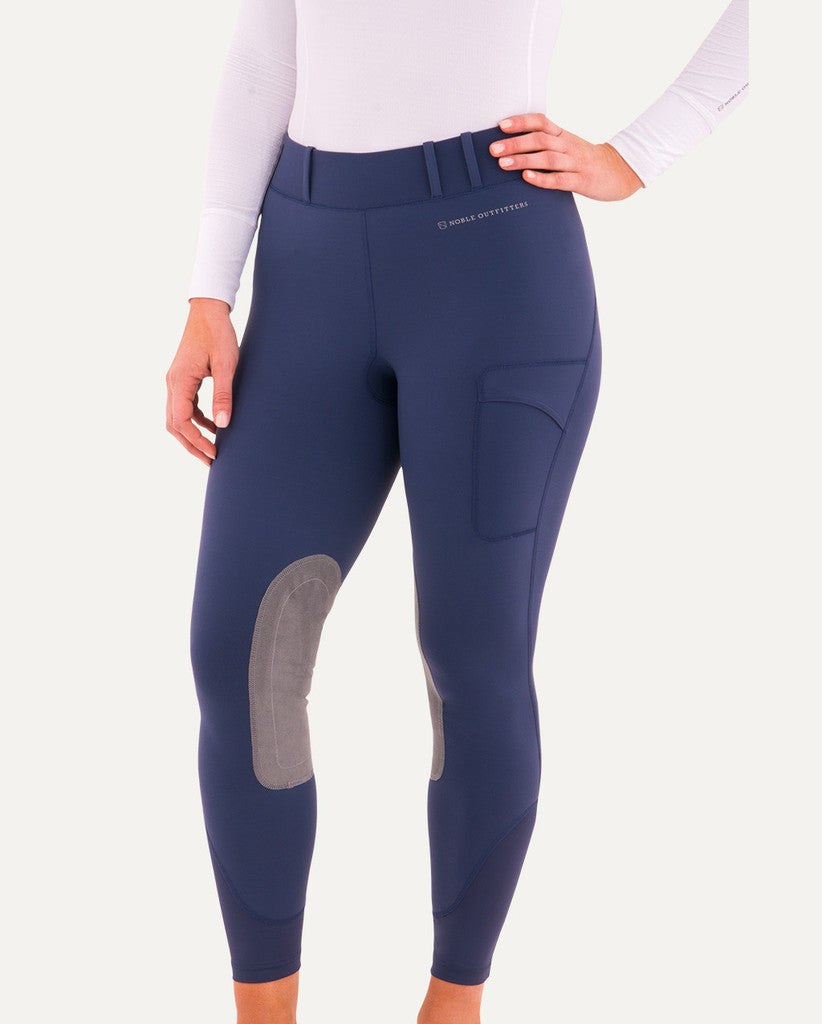 24000 Ladies Navy Balance Riding Tights