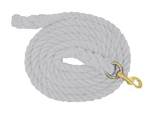 248060 White Cotton Lead with Snap