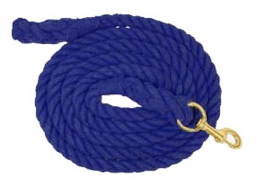 248120 Navy 10-ft Cotton Lead