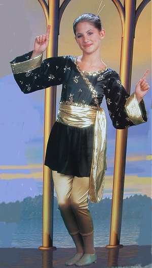 3026 Mulan DANCE RECITAL COSTUME CH