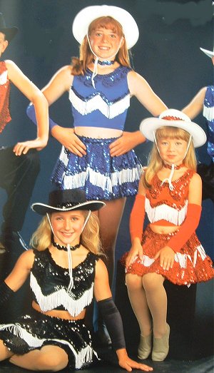 3930G Range Riders DANCE RECITAL COSTUME