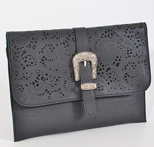 3AM Black Purse/Clutch with Design 5109