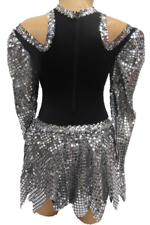 9701 Gold Dust Leotard W/skirt AD