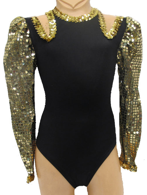 9701 Gold Dust Leotard W/skirt AD