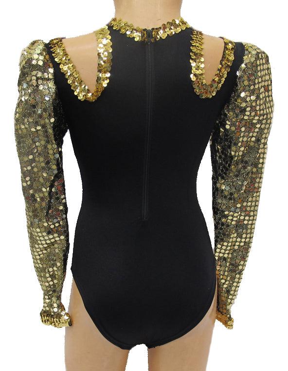 9701 Gold Dust Leotard W/skirt AD