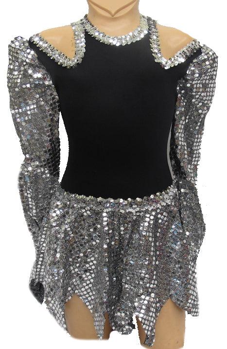 9701 Gold Dust Leotard w/skirt AD