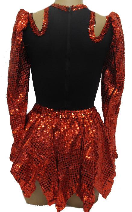 9701 Leotard W/skirt CH