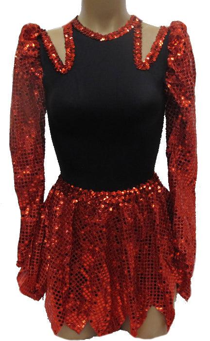 9701 Leotard w/skirt CH