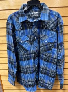 A-1 Mens Long Sleeve Flannel Shirts 7010W