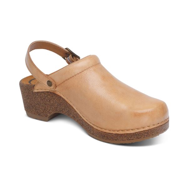 Aetrex Natural Beckie Cork Clog LC202
