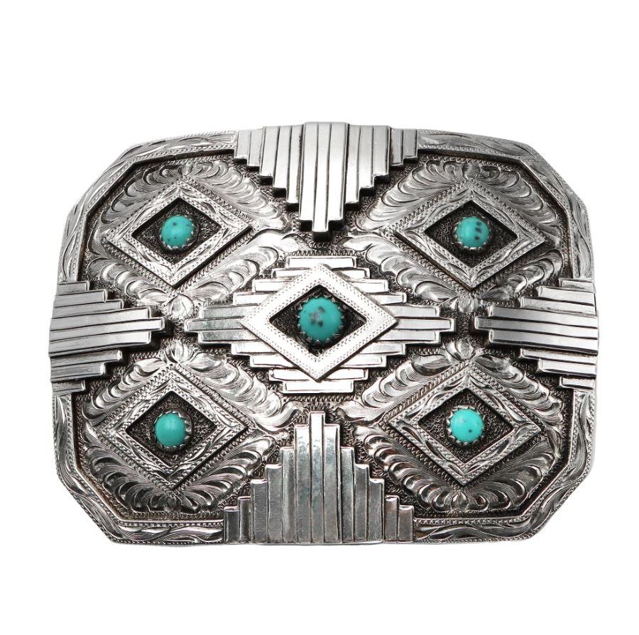 Andwest Cast Blanket Aztec Buckle 757