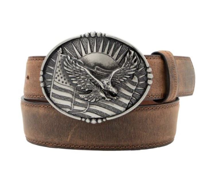AndWest Eagle Plaque Buckle Belt BLT217-26