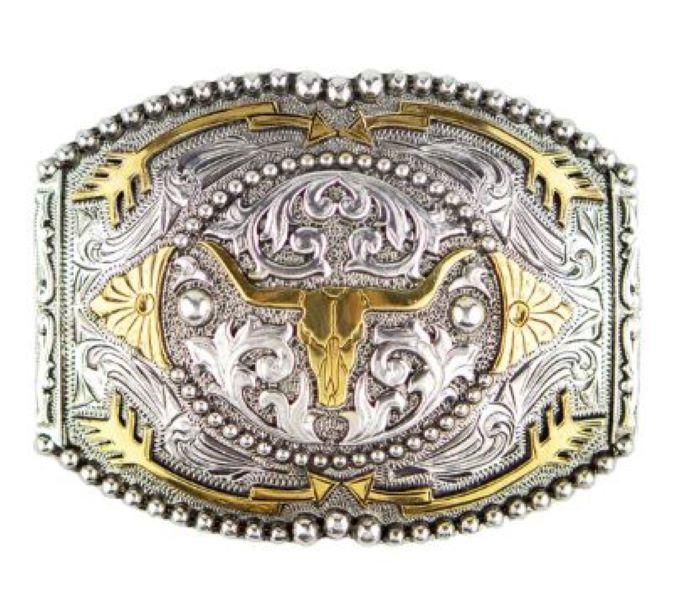 Andwest Longhorn with Arrows Buckle 739
