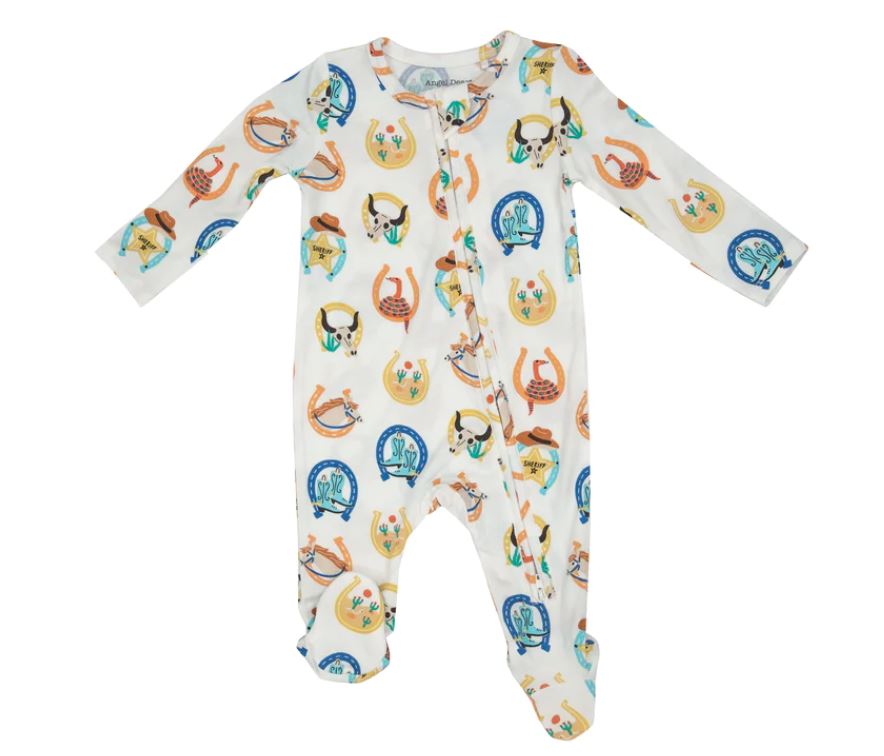 Angel Dear Bamboo Zipper Footie 651