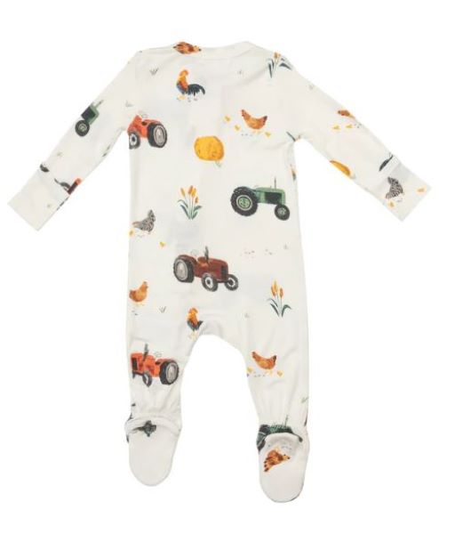 Angel Dear Bamboo Zipper Footie 651