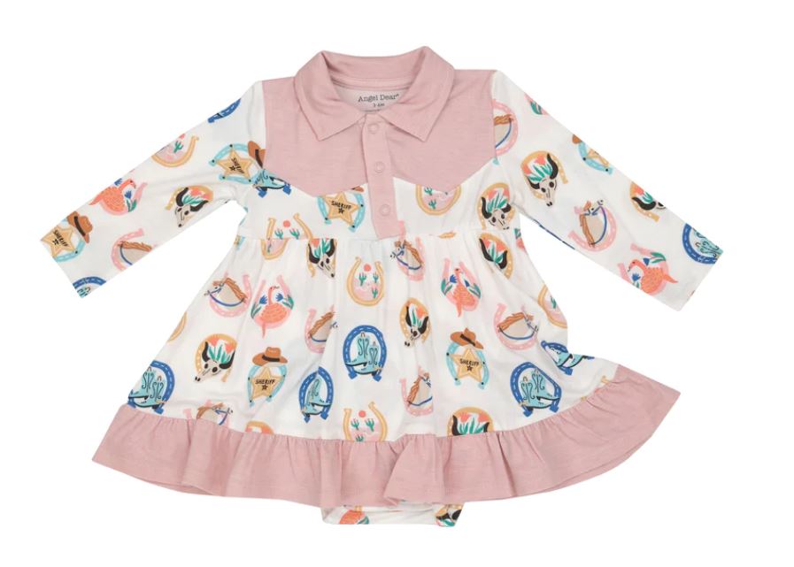 Angel Dear Cowgirl Bodysuit Dress 550