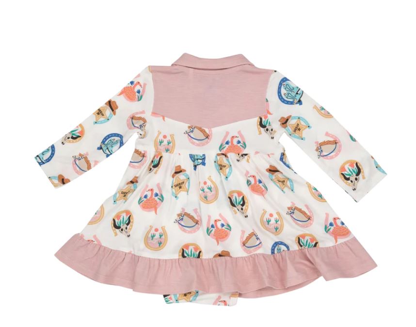 Angel Dear Cowgirl Bodysuit Dress 550